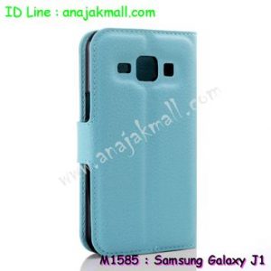 M1585-05 เคสฝาพับ Samsung Galaxy J1 สีฟ้า