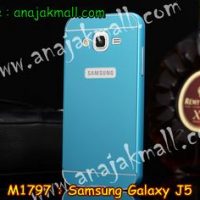 M1797-03 เคสอลูมิเนียม Samsung Galaxy J5 สีฟ้า B