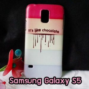 M731-11 เคสแข็ง Samsung Galaxy S5 ลาย Chocolate