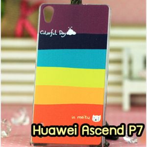 M953-23 เคสแข็ง Huawei Ascend P7 ลาย Colorfull Day