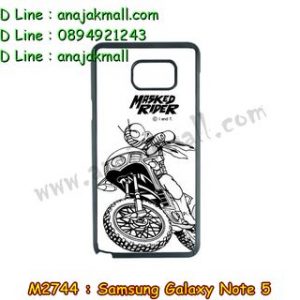 M2744-02 เคสขอบยาง Samsung Galaxy Note 5 ลาย Rider16