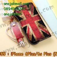 M2855-02 ซองหนัง iPhone 6 Plus/6s plus ลาย Flag I