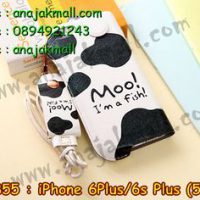 M2855-03 ซองหนัง iPhone 6 Plus/6s plus ลาย Moo