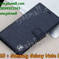 M2915-03 เคสฝาพับ Samsung Galaxy Note Edge สีดำ