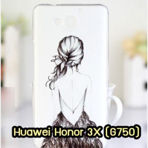 M959-04 เคสแข็ง Huawei Honor 3X ลาย Women