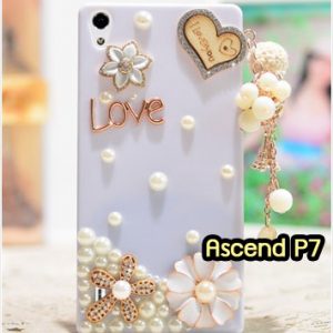 M1319-02 เคสประดับ Huawei Ascend P7 ลาย Love