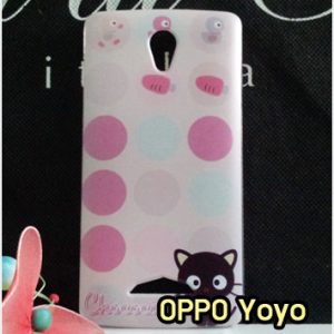 M769-26 เคสแข็ง OPPO Yoyo ลาย Black Cat