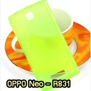 M886-03 เคสยางใส OPPO Neo R831 สีเขียว