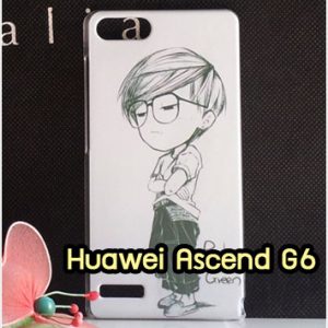 M958-27 เคสแข็ง Huawei Ascend G6 ลาย Red & Green