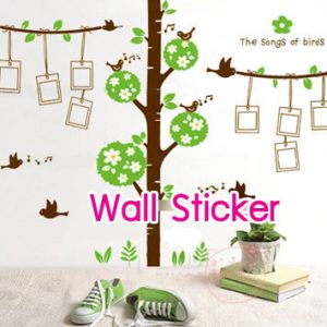 Wall14 Wall Sticker ลายนกร้องเพลง