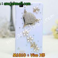 M1810-08 เคสประดับ Vivo X5 ลาย Fox Flower