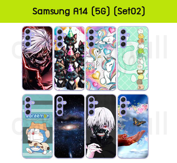 M6552-S02 เคส samsung a14 (5g) ลายการ์ตูน set02 กรอบซัมซุงเอ14 (เลือกลาย)