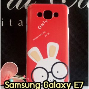 M1323-01 เคสแข็ง Samsung Galaxy E7 ลาย Red Rabbit
