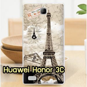 M755-25 เคสแข็ง Huawei Honor 3C ลายหอไอเฟล I