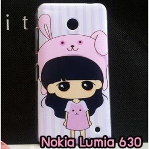 M827-11 เคสแข็ง Nokia Lumia 630 ลายสาวกระต่าย