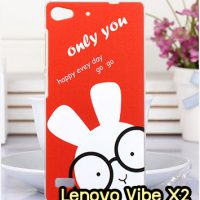 M1326-12 เคสแข็ง Lenovo Vibe X2 ลาย Red Rabbit