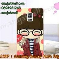 M1297-35 เคสแข็ง Samsung Galaxy Note Edge ลาย Hi Girl