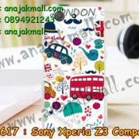 M1617-30 เคสแข็ง Sony Xperia Z3 Compact ลาย London
