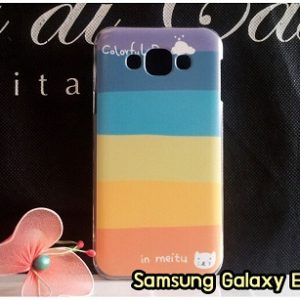M1323-02 เคสแข็ง Samsung Galaxy E7 ลาย Colorfull Day