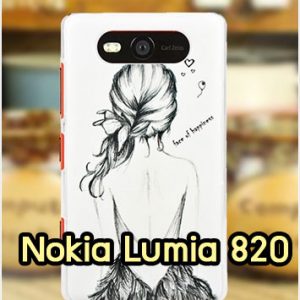 M1142-02 เคสแข็ง Nokia Lumia 820 ลาย Women
