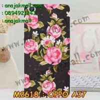 M2618-35 เคสแข็ง OPPO A37 ลาย Flower II