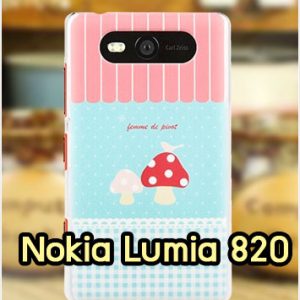 M1142-10 เคสแข็ง Nokia Lumia 820 ลาย Mushroom