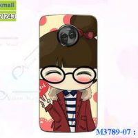 M3789-07 เคสแข็ง Moto X4 ลาย Hi Girl