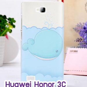 M755-01 เคสแข็ง Huawei Honor 3C ลายปลาวาฬ