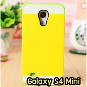 M1391-02 เคสทูโทน Samsung S4 Mini สีเขียว-เหลือง