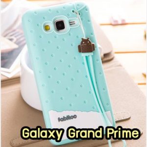 M1415-02 เคสซิลิโคน Samsung Galaxy Grand Prime สีเขียว