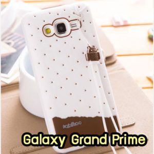 M1415-04 เคสซิลิโคน Samsung Galaxy Grand Prime สีขาว