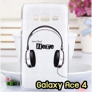 M960-08 เคสแข็ง Samsung Galaxy Ace 4 ลาย Music