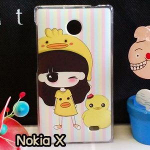 M748-10 เคสแข็ง Nokia X ลายรุกุโกะ