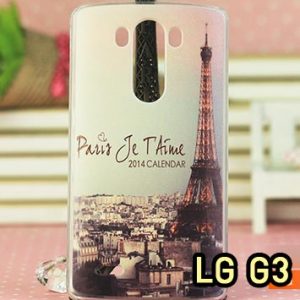 M804-11 เคสแข็ง LG G3 ลายหอไอเฟล