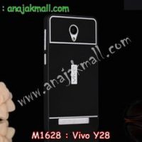 M1628-05 เคสอลูมิเนียม Vivo Y28 สีดำ