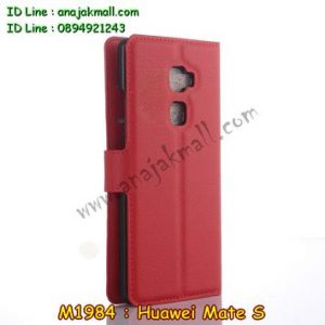 M1984-03 เคสฝาพับ Huawei Mate S สีแดง