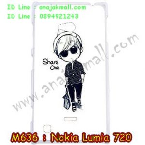 M636-08 เคสแข็ง Nokia Lumia 720 ลาย Share One