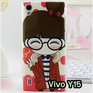 M1210-12 เคสแข็ง Vivo Y15 ลาย Hi Girl