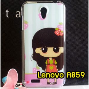 M1227-01 เคสแข็ง Lenovo A859 ลาย Cherry