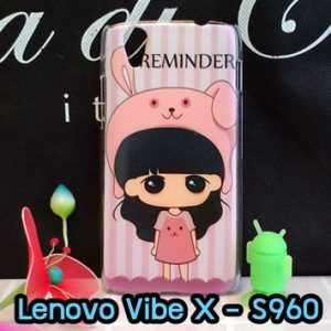 M634-09 เคสแข็ง Lenovo Vibe X ลายสาวกระต่าย