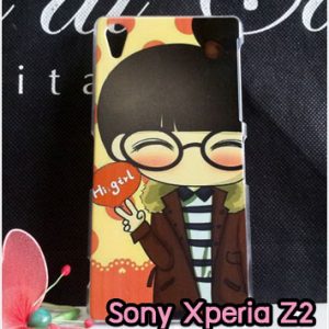 M796-13 เคสแข็ง Sony Xperia Z2 ลาย Hi Girl