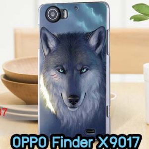 M705-04 เคสแข็ง OPPO Finder X9017 ลาย Wolf