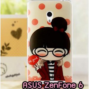 M985-01 เคสแข็ง ASUS ZenFone 6 ลาย Hi Girl