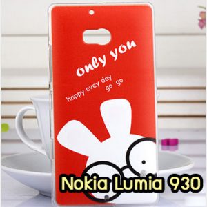 M952-14 เคสแข็ง Nokia Lumia 930 ลาย Red Rabbit