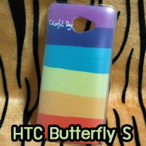 M687-01 เคส HTC Butterfly S ลาย Colorfull Day