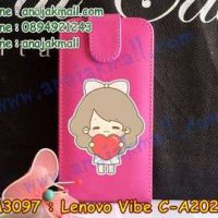 M3097-05 เคสฝาพับ True Lenovo 4G Vibe C ลาย Love Girl