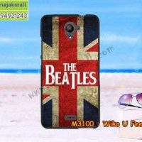 M3100-01 เคสยาง Wiko U Feel Fab ลาย Bealtes