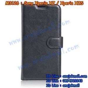 M3126-01 เคสฝาพับ Sony Xperia XZ/XZS สีดำ