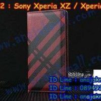 M3132-04 เคสฝาพับ Sony Xperia XZ/XZS สีแดง