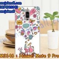 M3146-18 เคสแข็ง Huawei Mate 9 Pro ลาย Pink Love